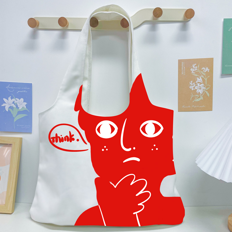 Foldable Makeup Logo Size Printed Eco Friendly Reusable Women Shopping Bag Sublimation Custom Cotton Canvas Tote Bag