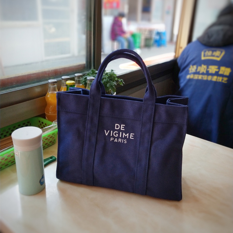 Factory Best-selling Custom Printed Logo Cotton Canvas Bag Fashion Daily Tote Bag for Women