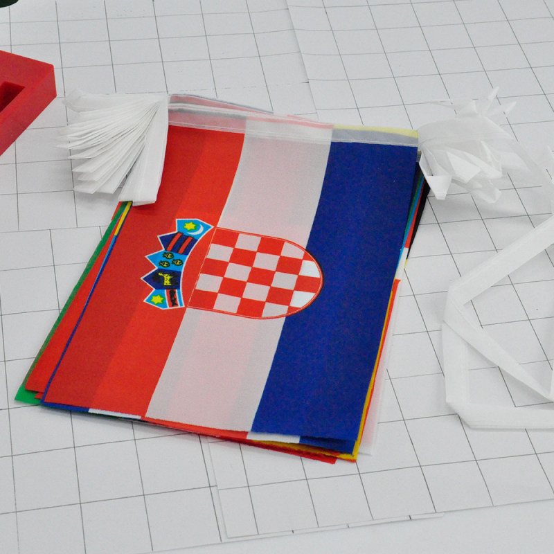 Cross the flag