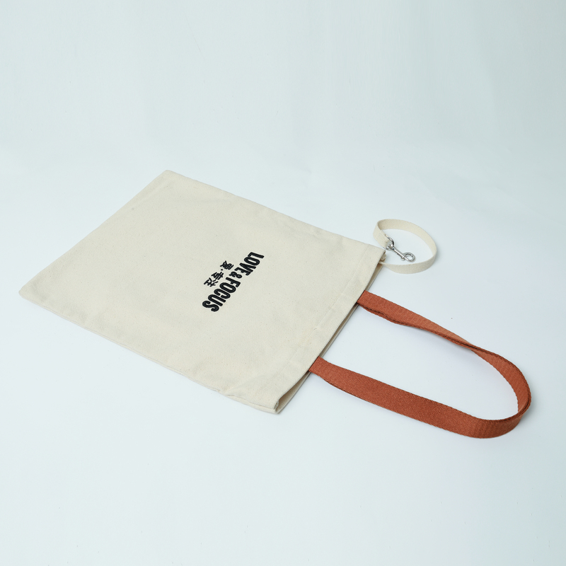 Love Focus Bottomless Sideless Canvas Bag