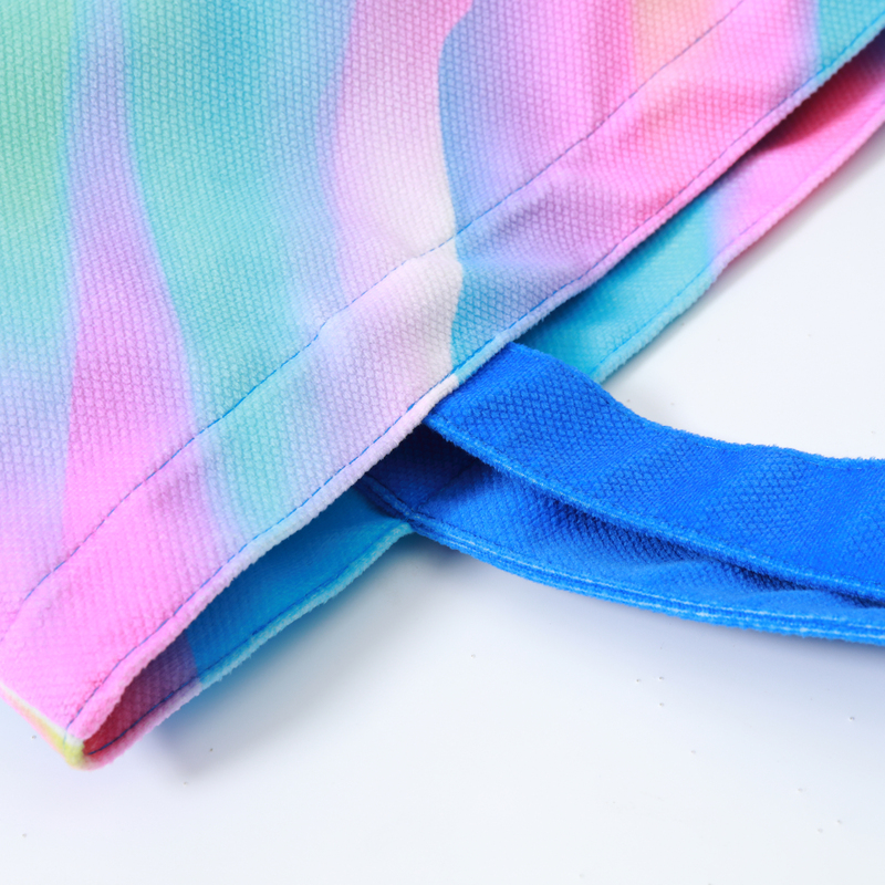 Powder Blue Gradient Canvas Bag
