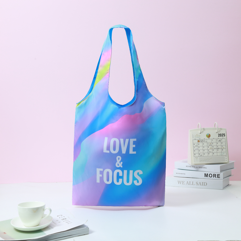 Pink Purple Shopping Bag