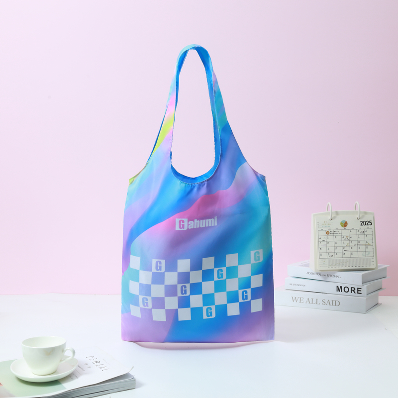 Pink Purple Shopping Bag