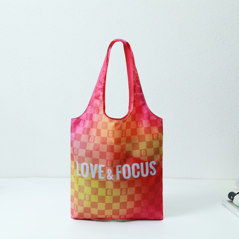 Pink and Yellow Shopping Bag