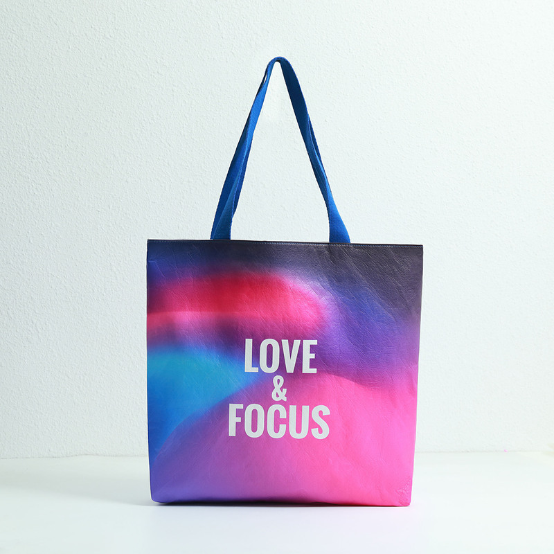 Gradient color DuPont paper bag – five styles