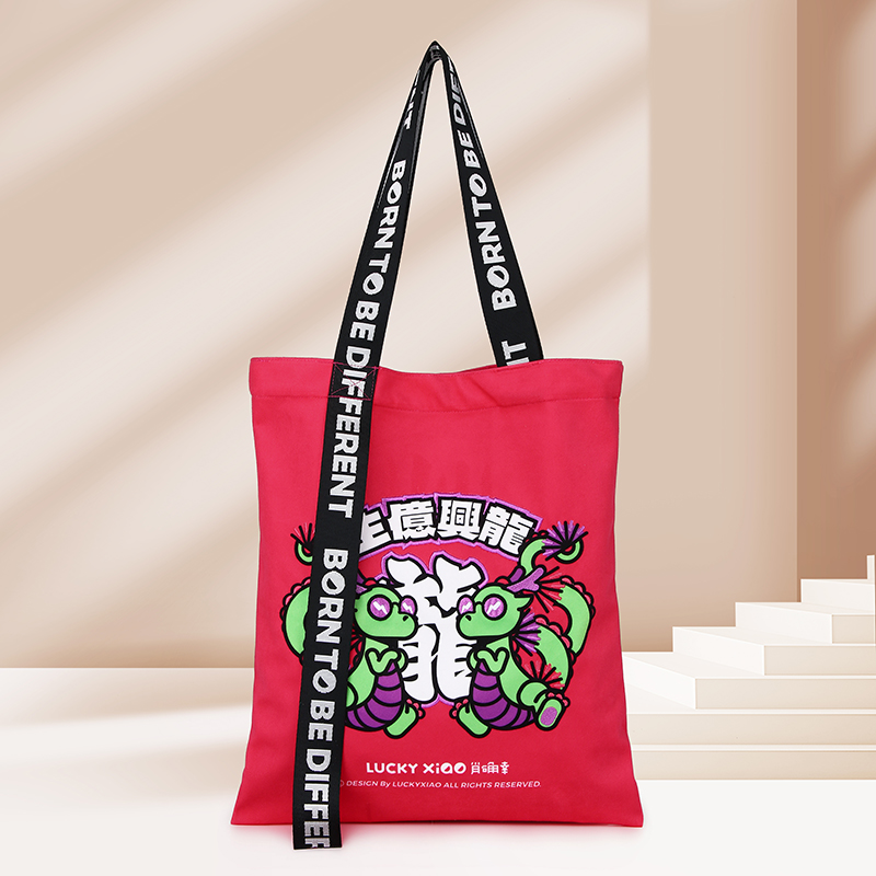Original Design  Embroidery 100% Cotton Canvas Tote Bag