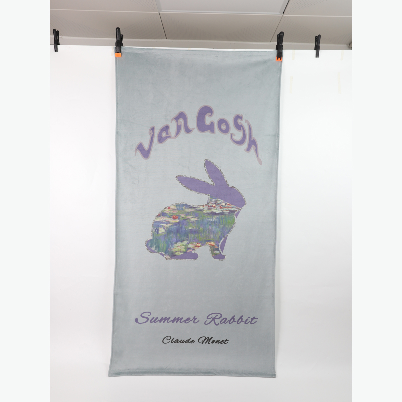 70*140cm, 310g Van Gogh bath towel, microfiber