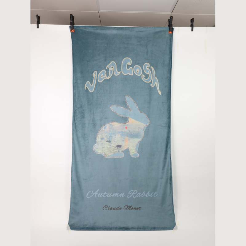 70*140cm, 310g Van Gogh bath towel, microfiber