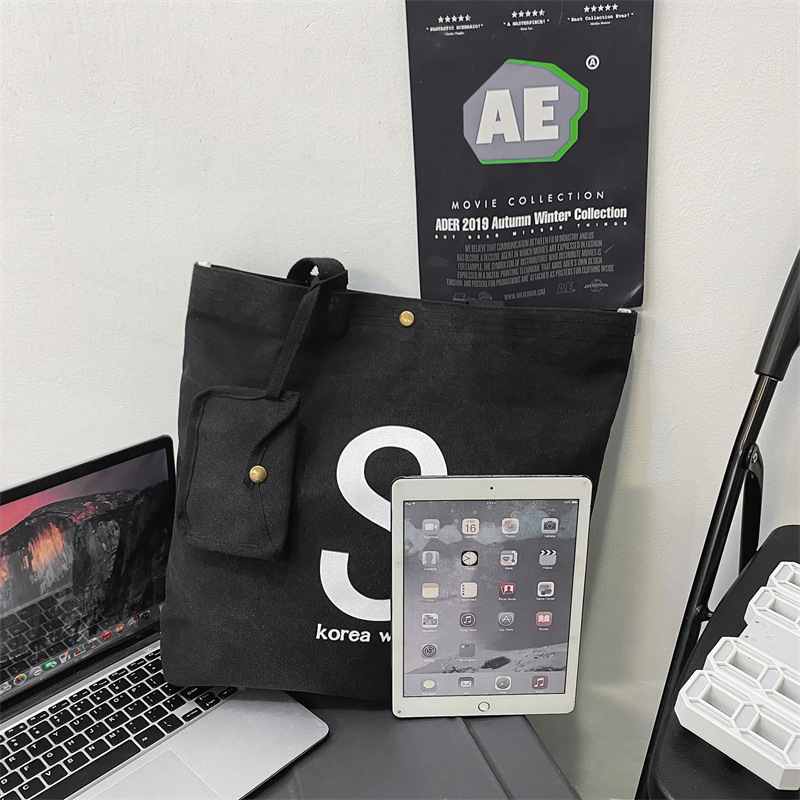 Extra Large Printed Eco Cotton Canvas Tote Grocery Shopping Bag