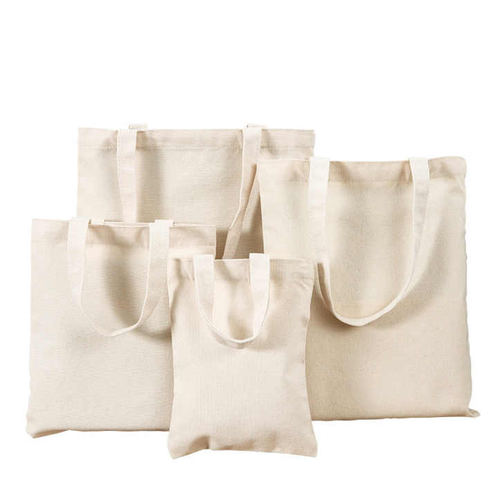 Hot Blank Cotton Canvas Bags Custom Logo Advertising Single Shoulder Bag