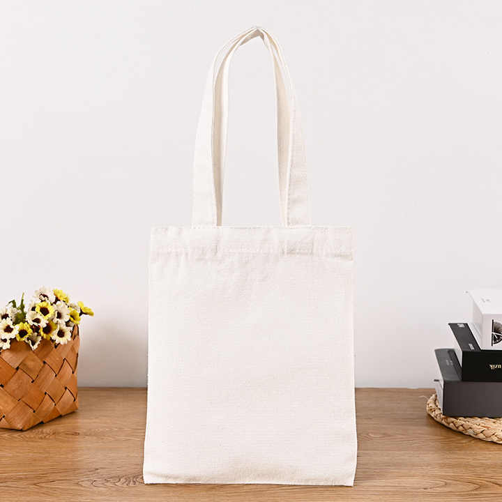 Hot Blank Cotton Canvas Bags Custom Logo Advertising Single Shoulder Bag