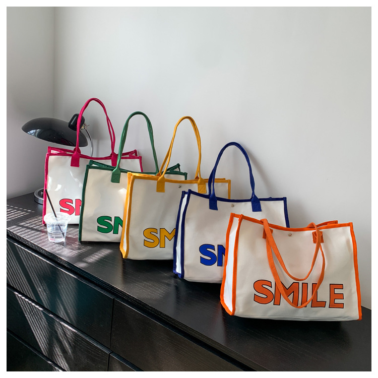 Large Cotton Canvas Tote Bag Recycle Shopping Bag Manufacturer