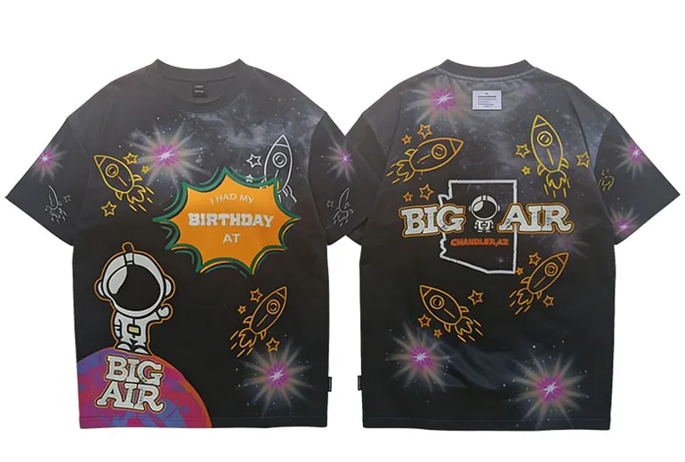 Big Air Children’s Indoor Park Chain Customized Member Children’s T-shirts + Staff T-shirts