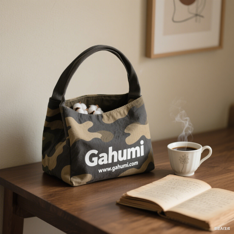 Gahumi Camouflage canvas tote bag01