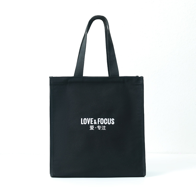 Canvas bag-LOVE&FOCUS-Black