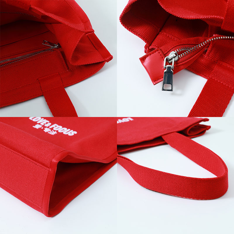Canvas bag-LOVE&FOCUS-Red