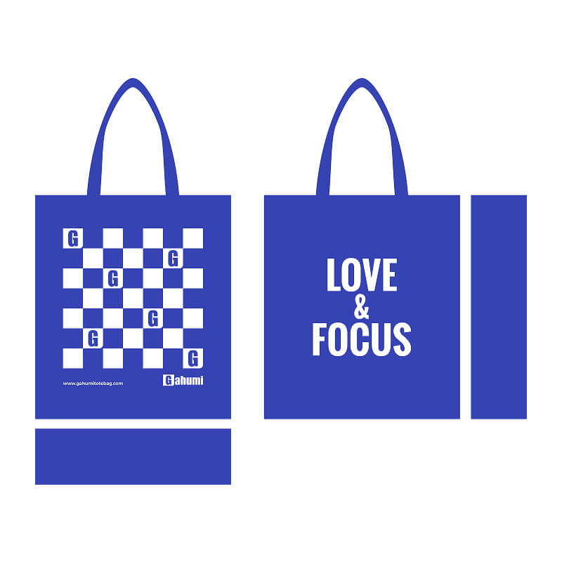 Canvas bag with bottom and sides