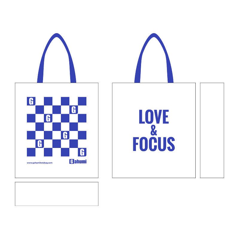 Canvas bag with bottom and sides