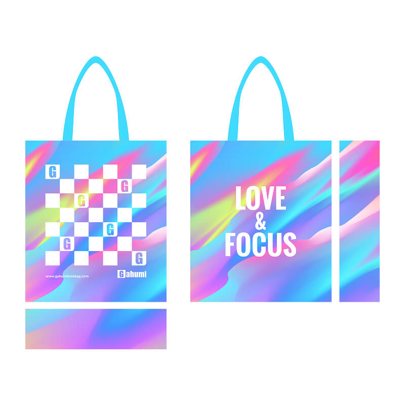 Canvas bag with bottom and sides