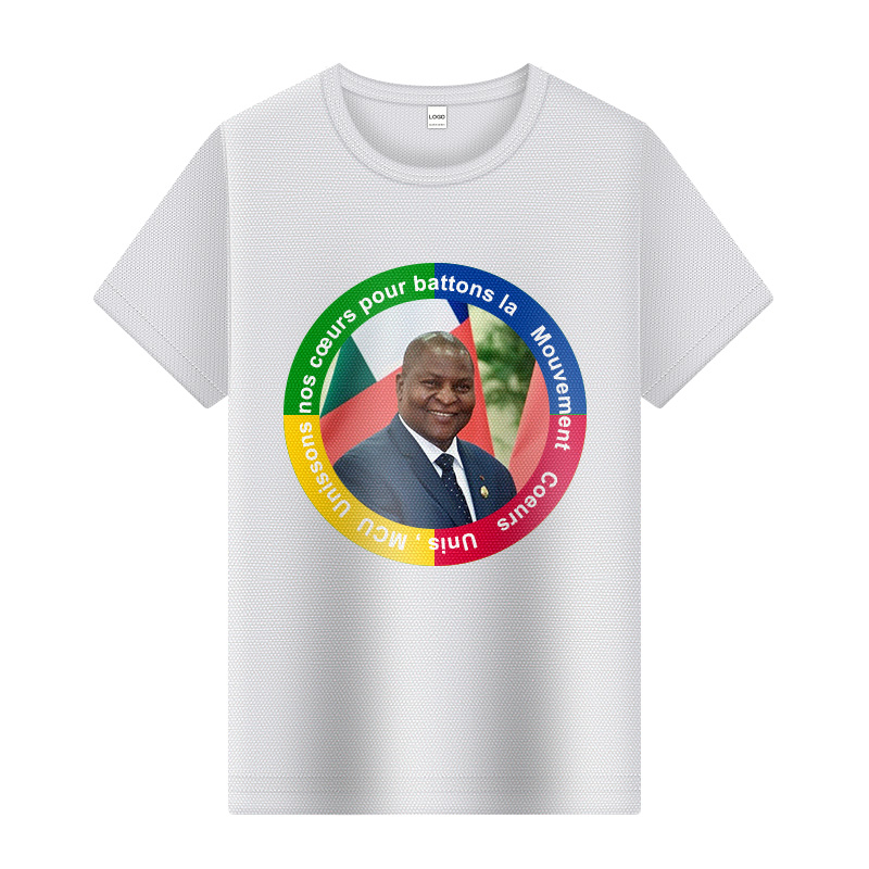 Central African Elections Flag / T-shirt/ Scarf set Custom
