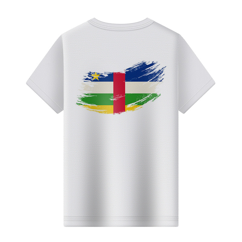 Central African Elections Flag / T-shirt/ Scarf set Custom