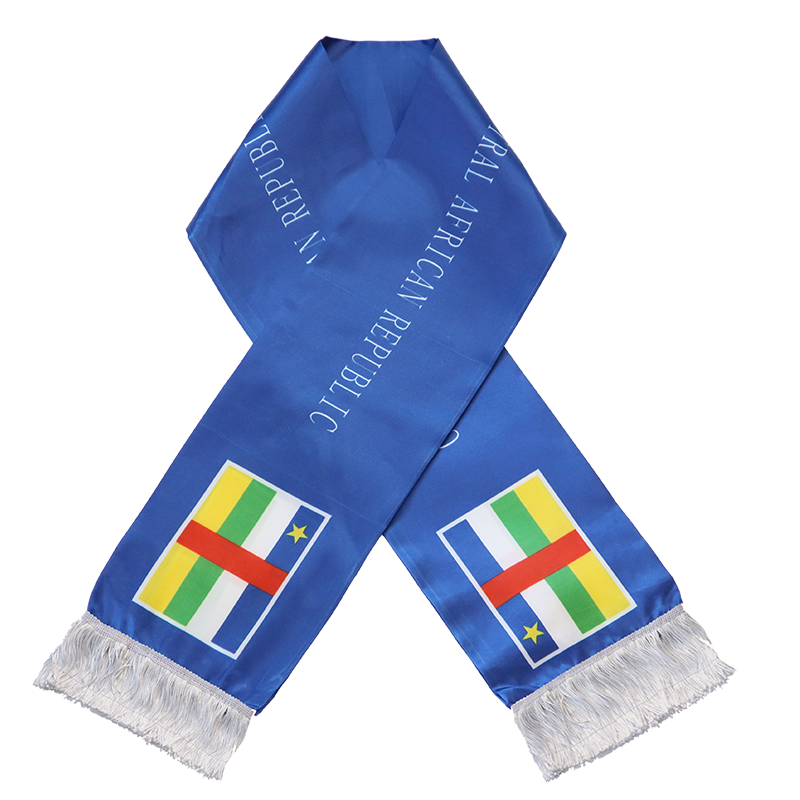 Central African Elections Flag / T-shirt/ Scarf set Custom