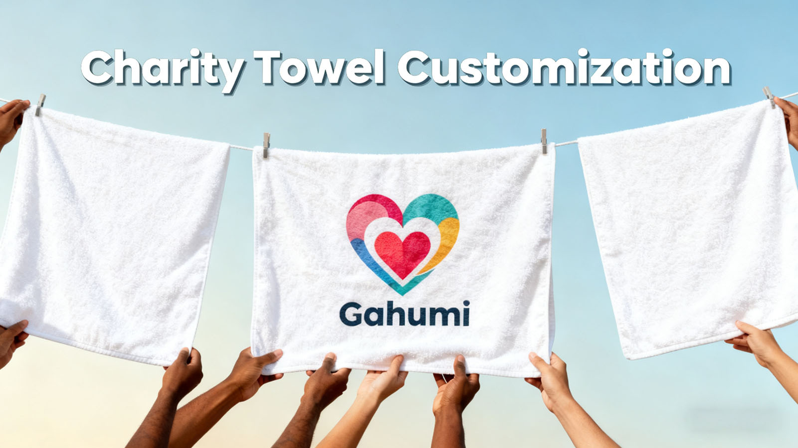 Charity Towel Customization- OEM Manufacturer