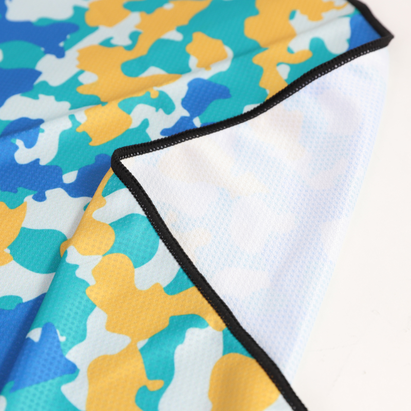 Cold exercise towel, microfiber