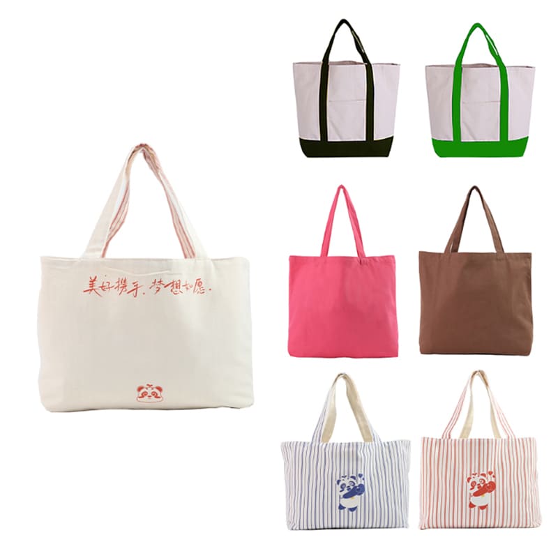 Custom Canvas Shopping Bags for Grocery Chains