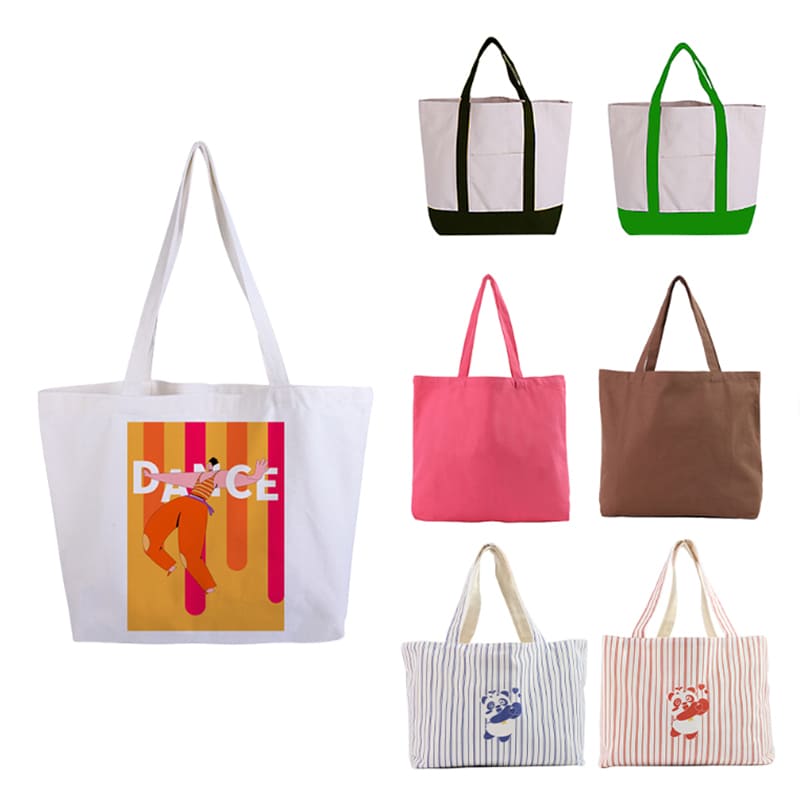 Custom Canvas Shopping Bags for Grocery Chains