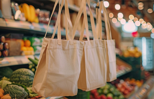 Eco-Shopping: Canvas Bags as the New Choice in Supermarkets
