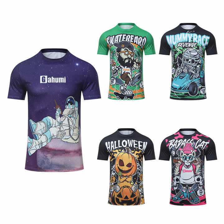 Gahumi 3D All Over Sublimation Printing Anime T-shirt