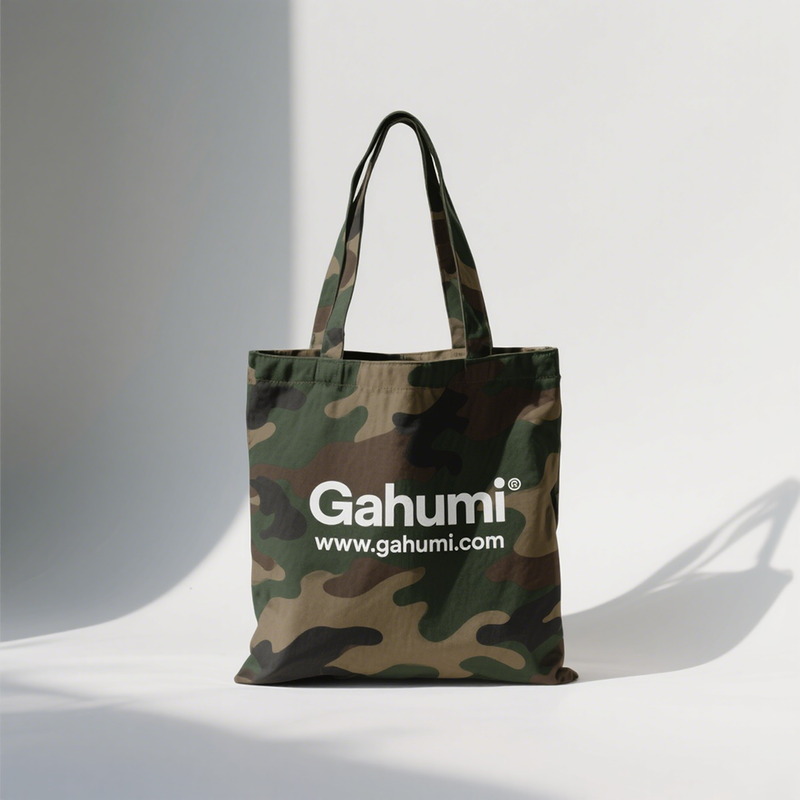 Gahumi Camouflage canvas tote bag