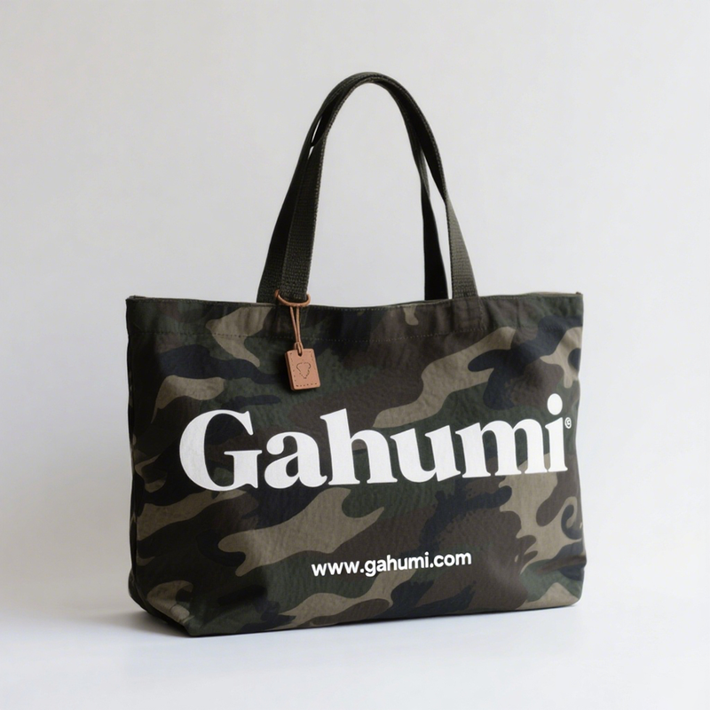 Gahumi Camouflage canvas tote bag