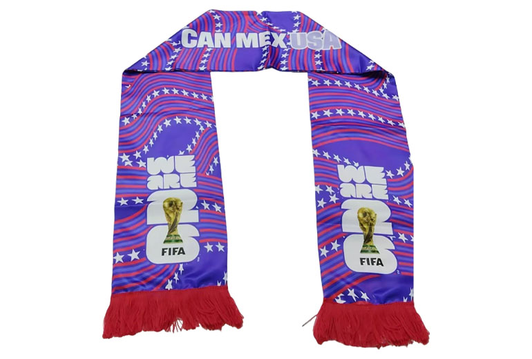 FIFA Customized Fan Scarves OEM Service Case