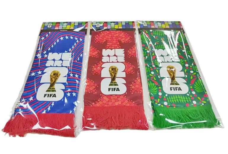 FIFA Customized Fan Scarves OEM Service Case
