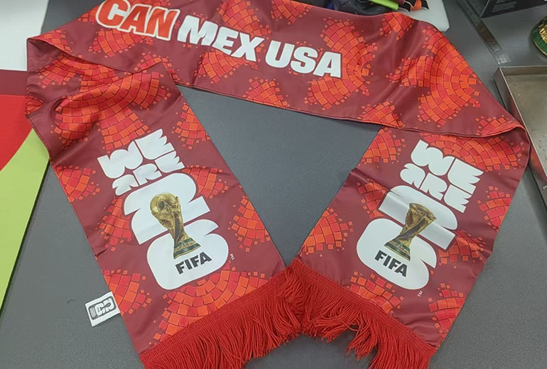 FIFA Customized Fan Scarves OEM Service Case