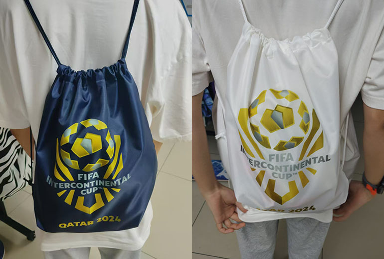 FIFA International Federation Custom Drawstring Bags and Tote Bags OEM Service Case