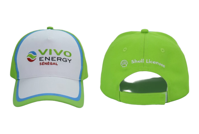 Senegal VIVO & Shell Customized Hats OEM Service Case
