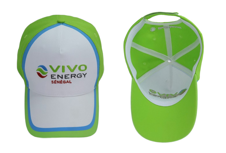 Senegal VIVO & Shell Customized Hats OEM Service Case
