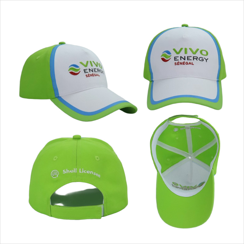 Senegal VIVO & Shell Customized Hats OEM Service Case