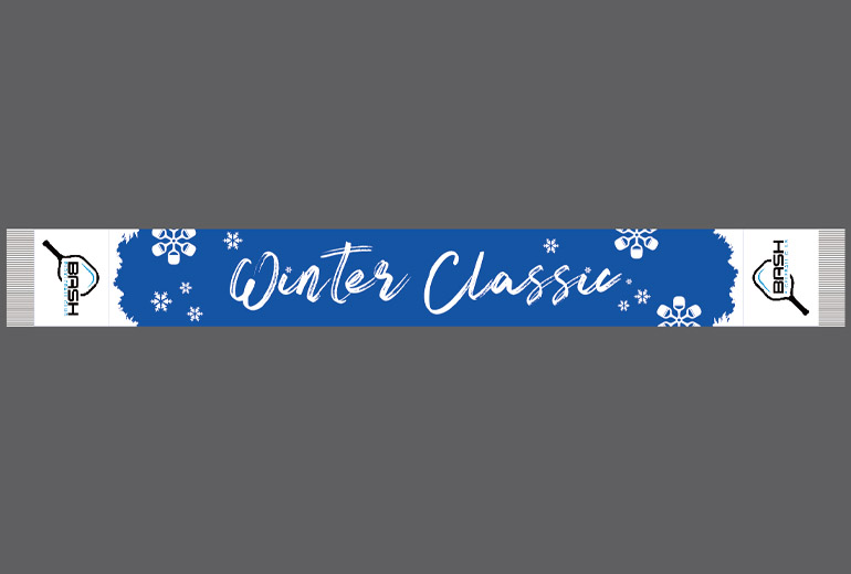 Party Paradise Customized Acrylic Scarves for Winter Event