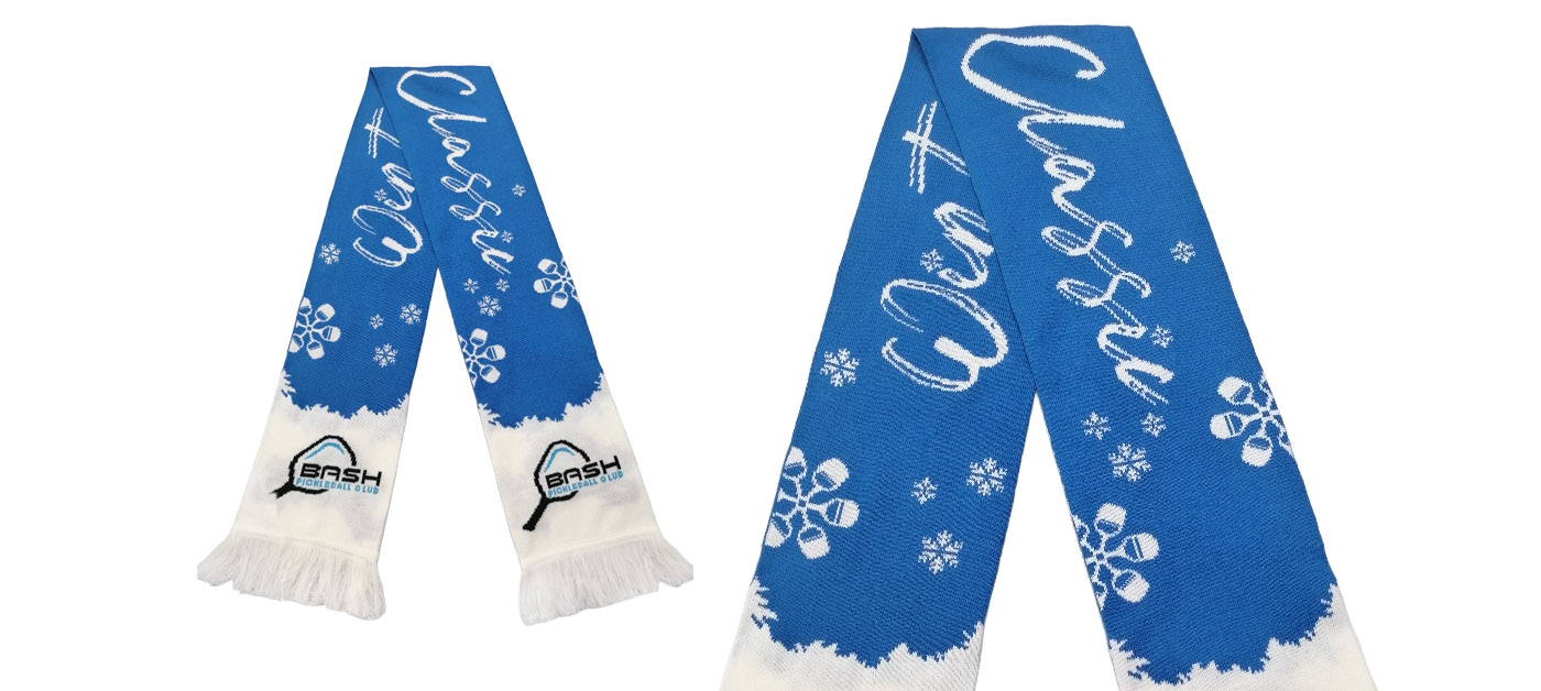 Party Paradise Customized Acrylic Scarves for Winter Event