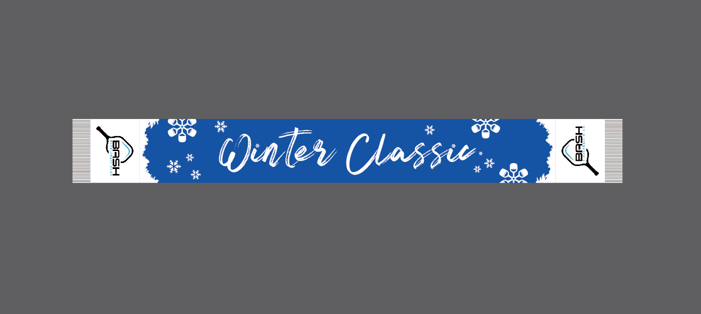 Party Paradise Customized Acrylic Scarves for Winter Event