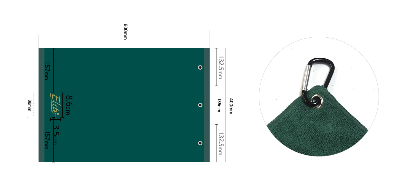 Elite Golf Towel Customization, Efficient Delivery in 13 Days