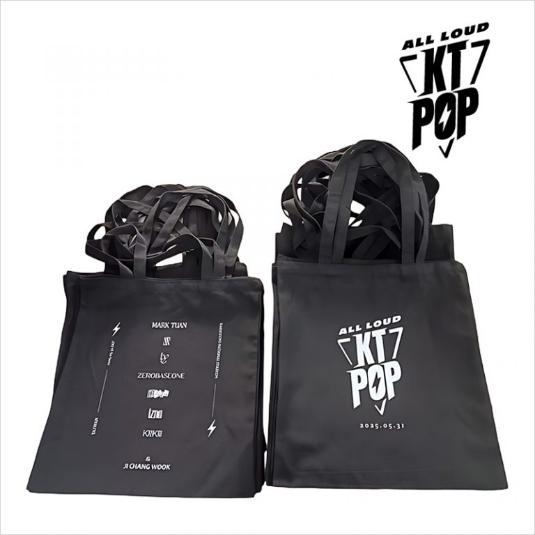 KT POP Girl Group 15,000 canvas bags for concert merchandise