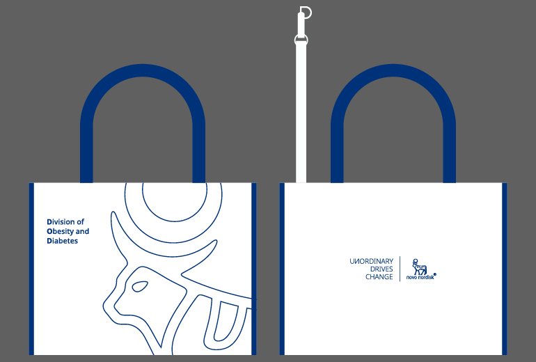 Novo Nordisk 2,600 Custom Canvas Bags, Delivered On Time in 12 Days
