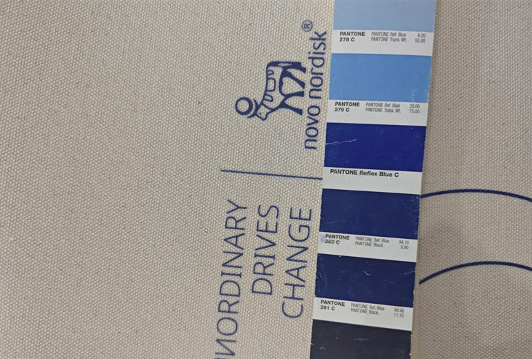 Novo Nordisk 2,600 Custom Canvas Bags, Delivered On Time in 12 Days