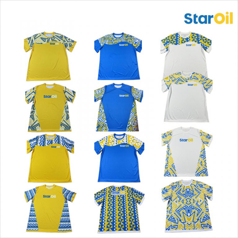 StarOil Sublimation T-Shirt Sample Making: 12 Styles Delivered in Advance