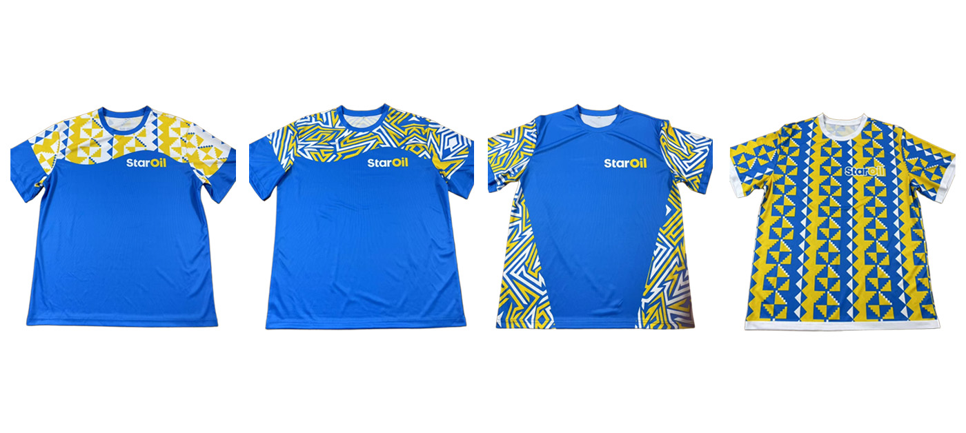 StarOil Sublimation T-Shirt Sample Making: 12 Styles Delivered in Advance